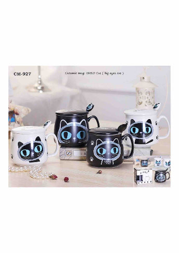 Kawaii Black Cat Mug🐾
