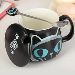 Kawaii Black Cat Mug🐾