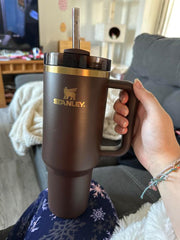 Chocolate Gold Stanley Quencher H2.0 FlowState™ Tumbler
