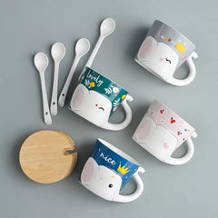 Kawaii 3D Elephant Mug