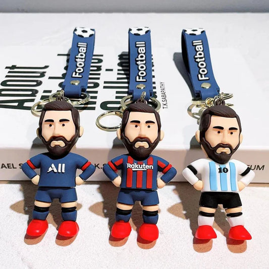 Kawaii 3D Messi keychain