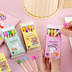 Kawaii Matchstick Eraser (Pack of 3 boxes)