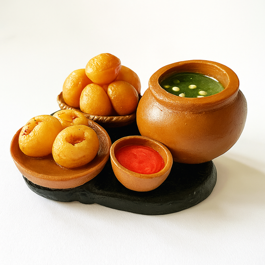 Cute 3D Miniature Pani Puri Fridge Magnet✨