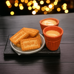 ☕🍪 3D Miniature Parle-G Tea Fridge Magnet