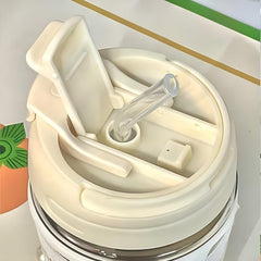 Gorgeous Glass Coffee Mug with Pearl Carry Chain