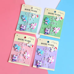 Paperclip Bookmarks – Set of 4 Cute Clips