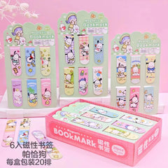 Cute Magnetic Cartoon Bookmarks Set for Kids