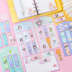 Cute Magnetic Cartoon Bookmarks Set for Kids