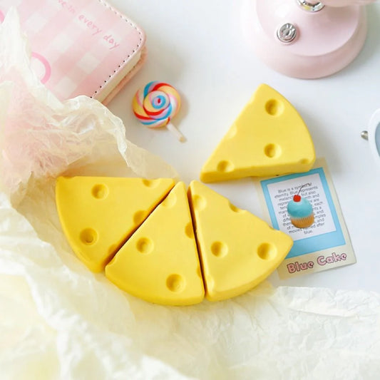 Easy To Clean Cheese-shaped Eraser (1 slice)