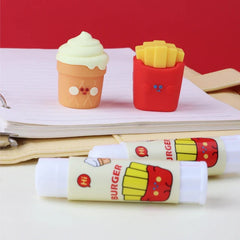 Kawaii Fast Food Glue Stick - Single Piece