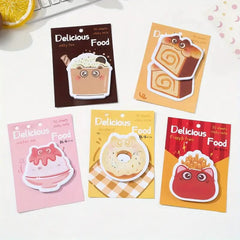 Mini Cute Fast food Sticky Notes l Pack of 1