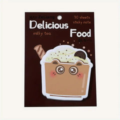 Mini Cute Fast food Sticky Notes l Pack of 1