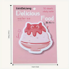Mini Cute Fast food Sticky Notes l Pack of 1