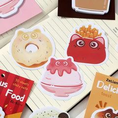 Mini Cute Fast food Sticky Notes l Pack of 1