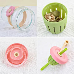 Aesthetic Flower Glass Sipper