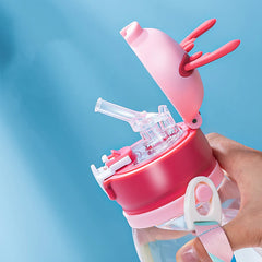 Cartoon Printed Sipper Water Bottle – 600ml