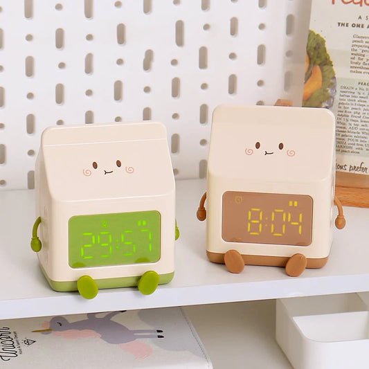 Intelligent Multi-functional Milk box Alarm Clock