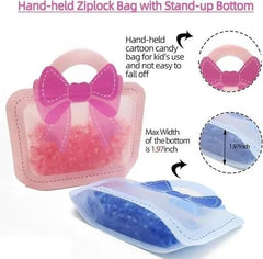 Cute Pink Candy Pouches (2 pcs)