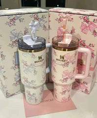 Stanley x LoveShackFancy Floral Bow Sipper