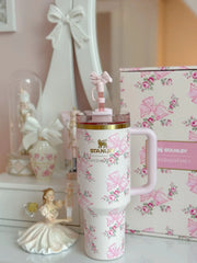 Stanley x LoveShackFancy Floral Bow Sipper