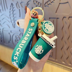 Starbucks Coffee Sipper Keychain - Green - Single Piece