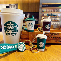 Starbucks Coffee Sipper Keychain - Green - Single Piece