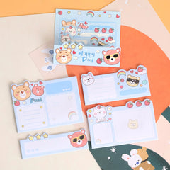 Kawaii Colorful Animal Sticky Notes