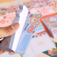 Kawaii Colorful Animal Sticky Notes