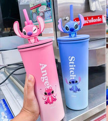 Kawaii Stitch & Angel Sipper