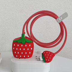 Strawberry Charger Cover