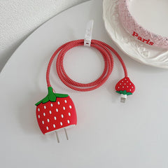 Strawberry Charger Cover