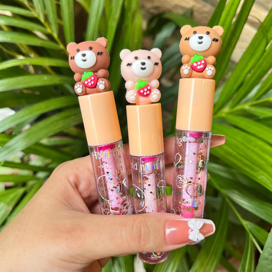 Kawaii teddy Bear Lip Gloss