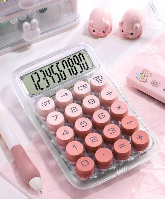 Kawaii Transparent Pastel Calculator✨✖️