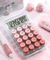 Kawaii Transparent Pastel Calculator✨✖️