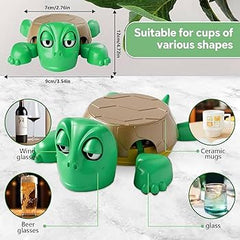 Turtle Cup Holder with Funny Expression