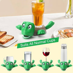 Turtle Cup Holder with Funny Expression