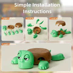 Turtle Cup Holder with Funny Expression