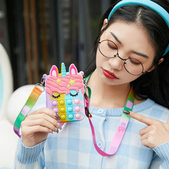 Unicorn Pop It Sling Bag