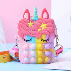 Unicorn Pop It Sling Bag
