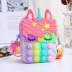 Unicorn Pop It Sling Bag