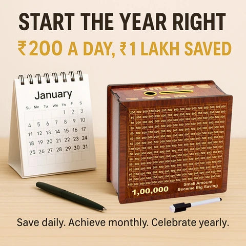 Money Savings Box Rs 1,00,000