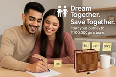 Money Savings Box Rs 1,00,000