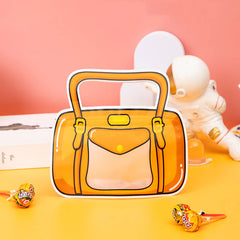3D Cartoon Bag Shaped Zipper Candy Pouch