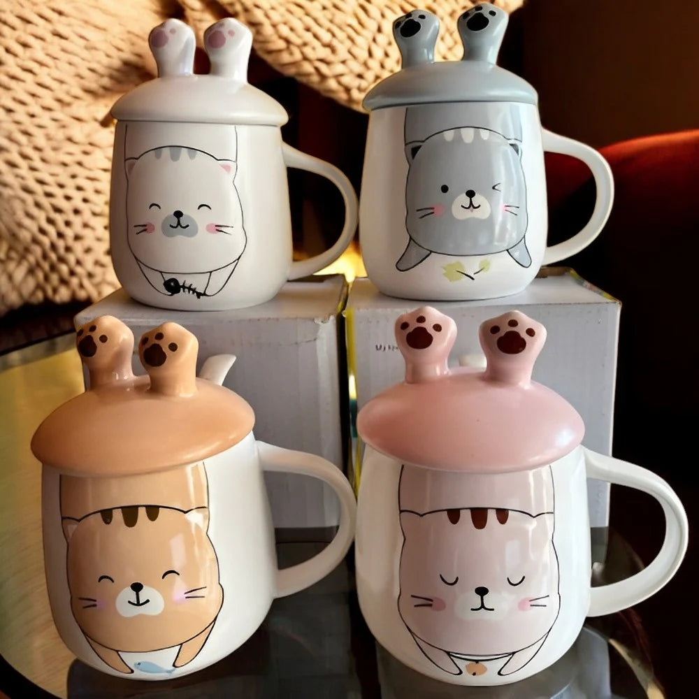 Kawaii 3D Cat Paw Mug🐾