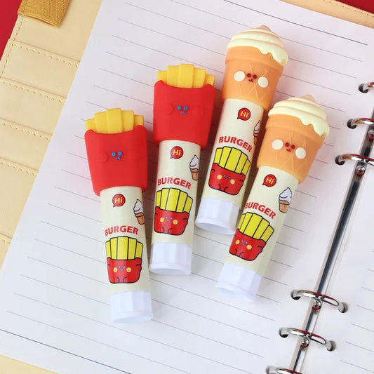 Kawaii Fast Food Glue Stick - Single Piece