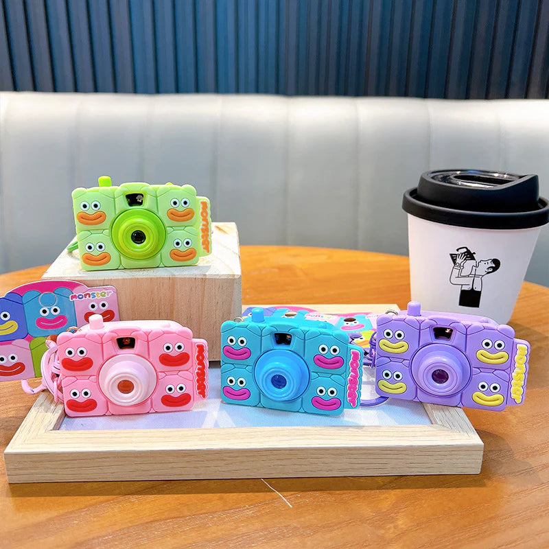 Kawaii Monster Camera Keychain