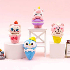 Cute Cartoon Ice Cream Detachable Eraser