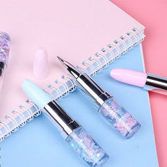 Kawaii Lipstick Pens with Magical Floating Glitter✨