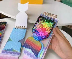 Kawaii Mermaid Sequin Diary