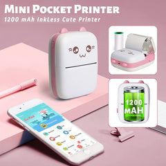 Bluetooth Mini Pocket Printer🖨️✨